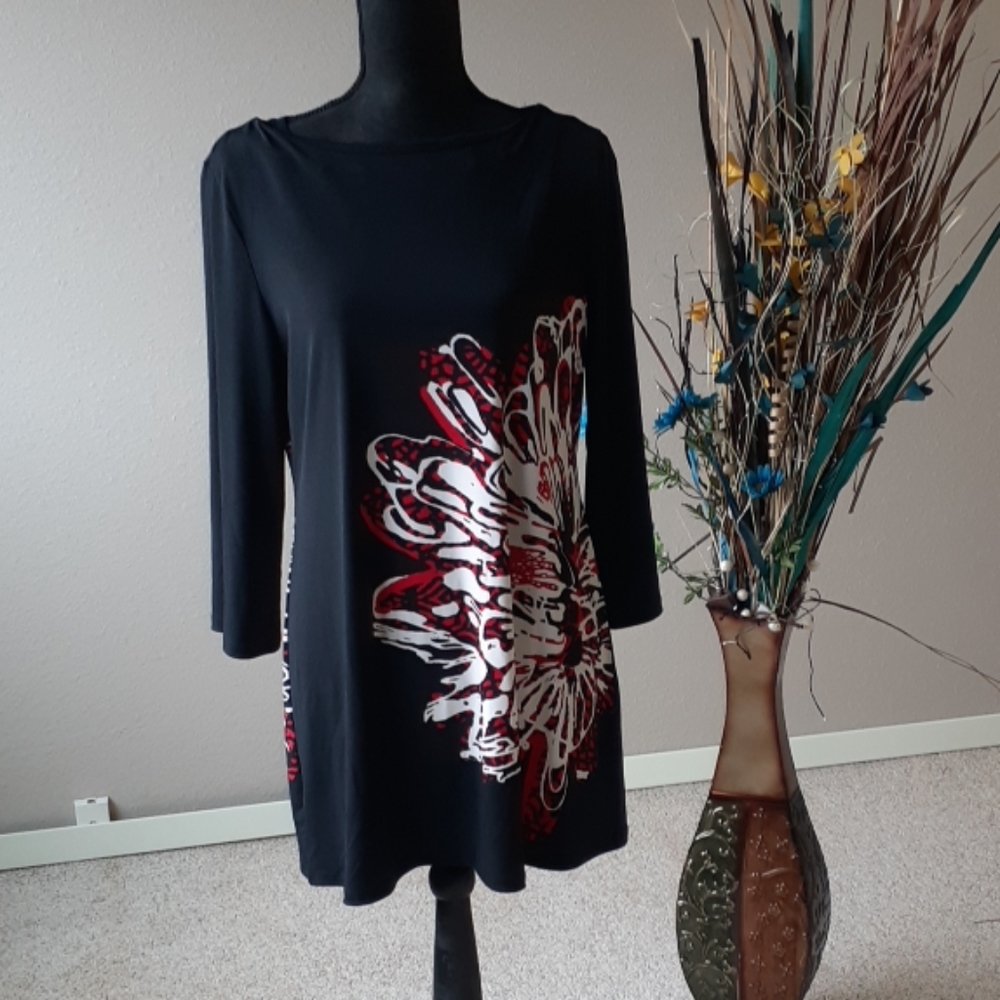 STYLE & CO Ladies Long Sleeve Sheath Tunic L